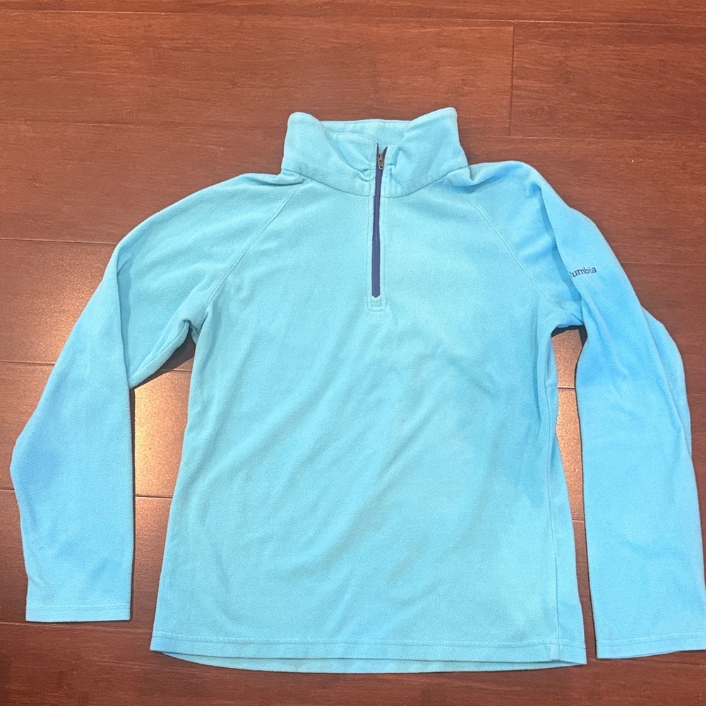 Columbia Sky Blue Fleece Pullover